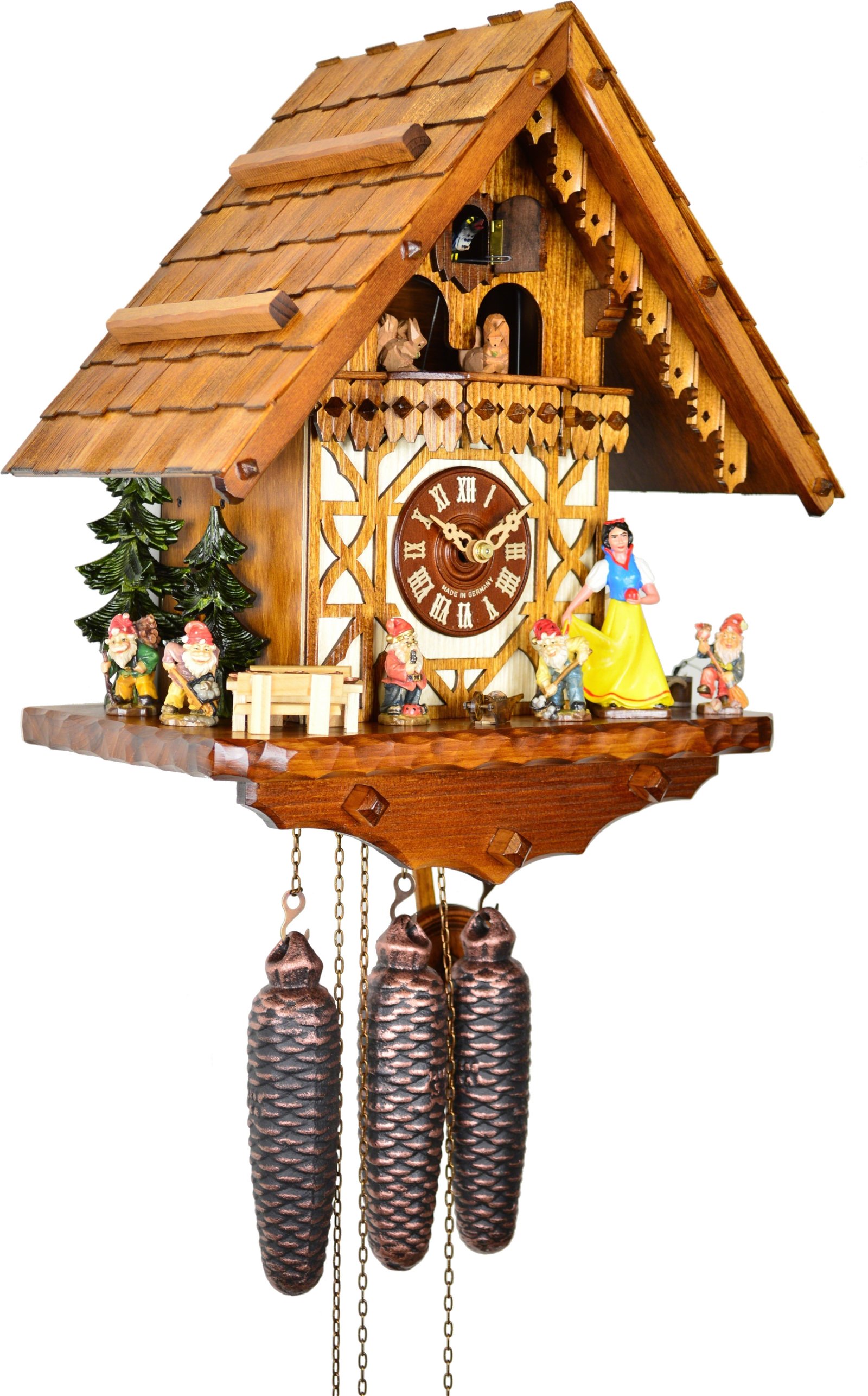 Cuckoo Clock Chalet Style 8 Day Movement 41cm by August Schwer