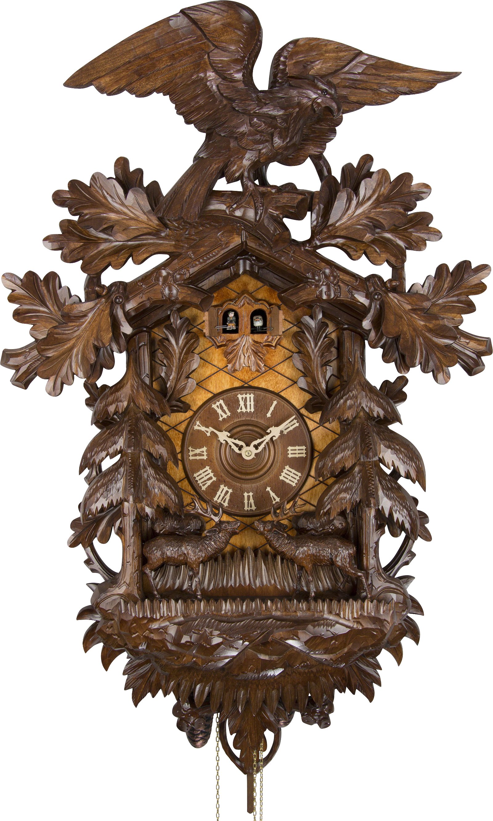 Cuckoo Clock Carved Style 8 Day Movement 87cm by Rombach & Haas