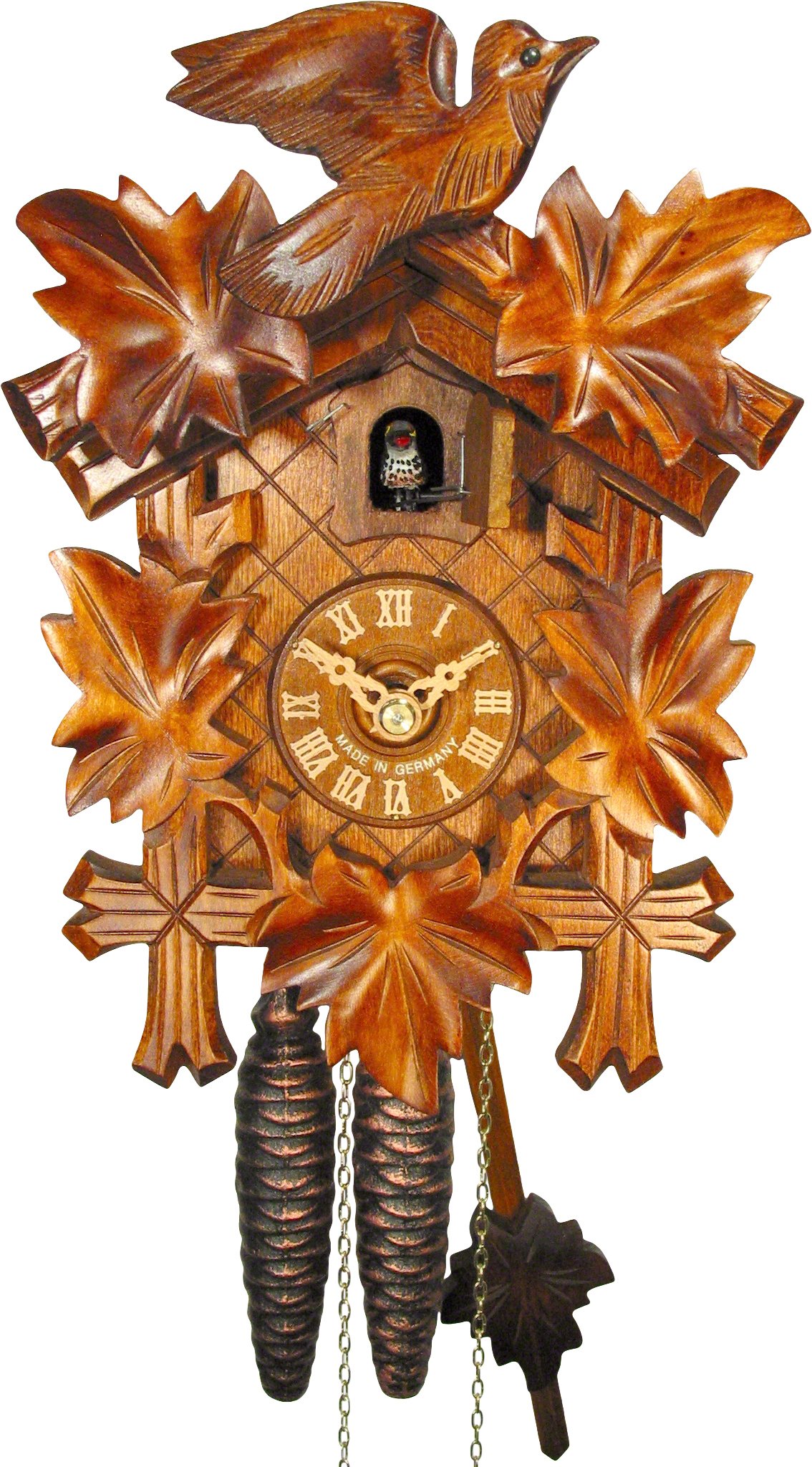 Horloge coucou traditionnelle mouvement 1 jour 23cm de August Schwer