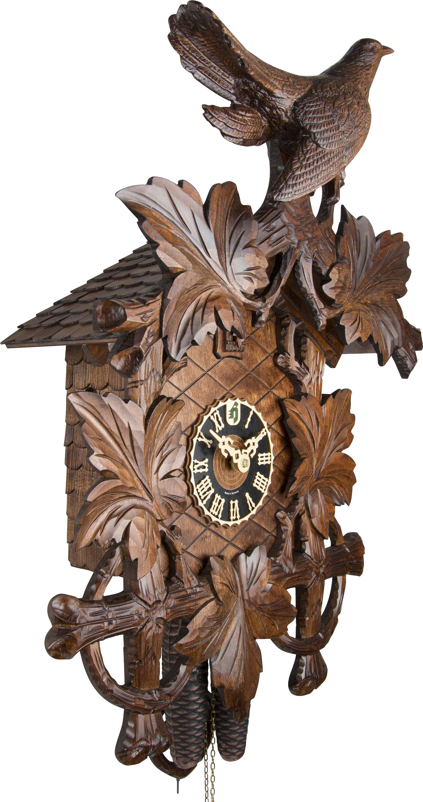 Cuckoo Clock Carved Style 8 Day Movement 61cm by Hönes