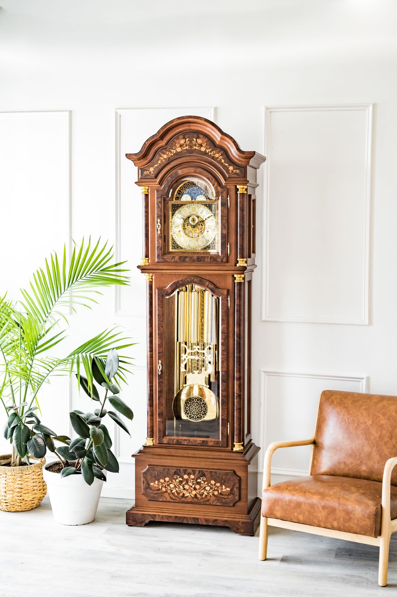 Standuhr 8-Tage-Uhrwerk 220cm von Hermle Uhren