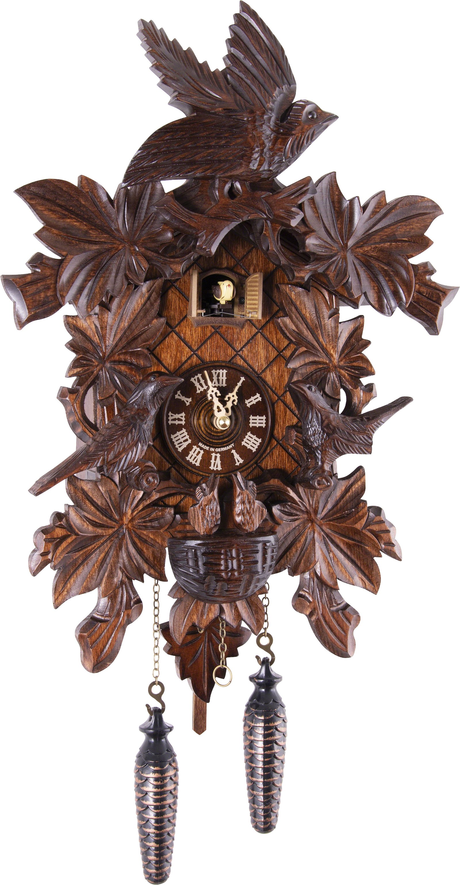Orologio cucu tradizionale quarzo 46cm di Trenkle Uhren