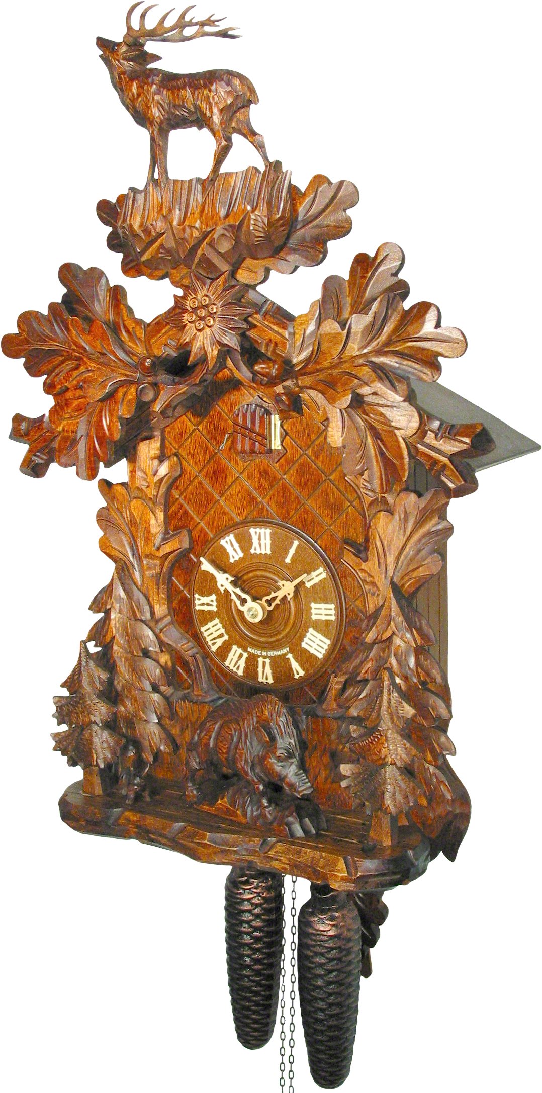 Orologio cucu tradizionale meccanismo settimanale 53cm di August Schwer