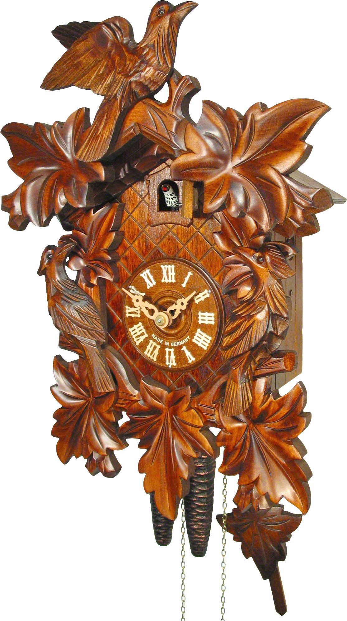 Orologio cucu tradizionale meccanismo giornaliero 33cm di August Schwer
