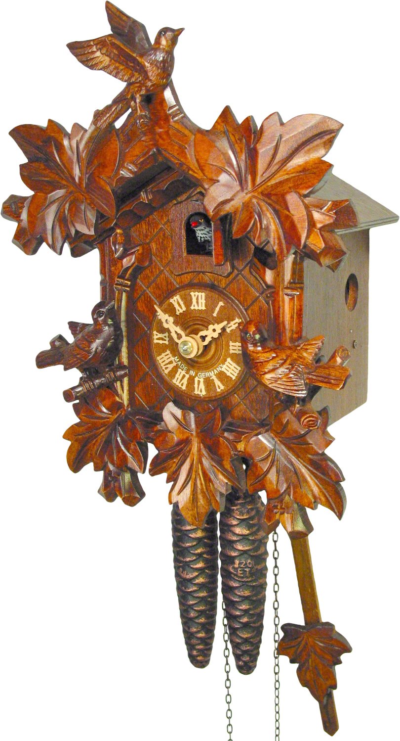 Orologio cucu tradizionale meccanismo giornaliero 23cm di August Schwer