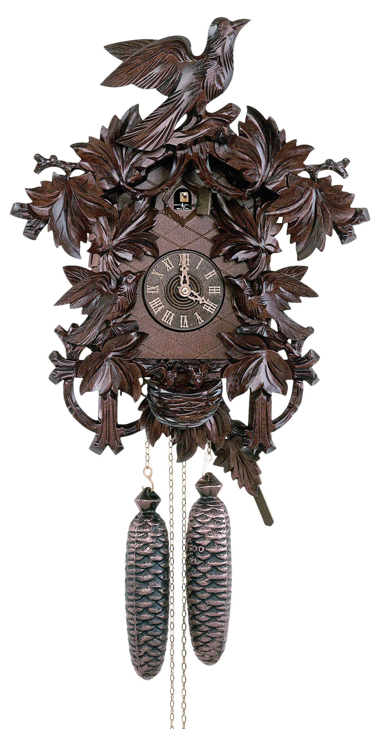 Horloge coucou traditionnelle mouvement 8 jours 42cm de Anton Schneider