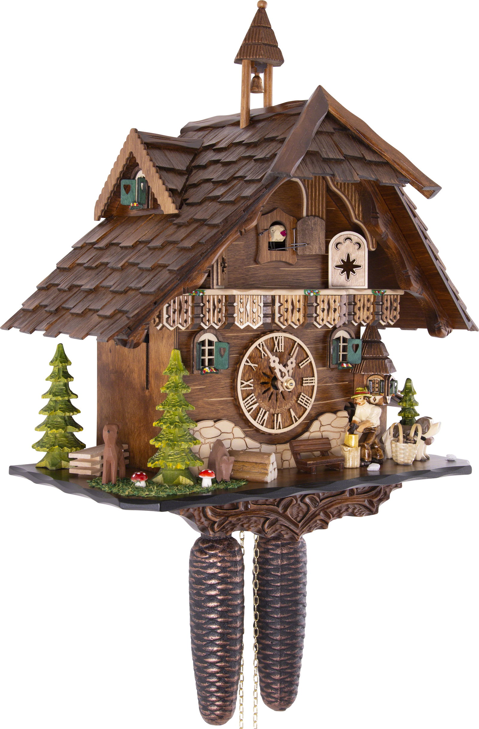 Kuckucksuhr Inntalhaus - 8-Tage Chalet 42cm - Engstler