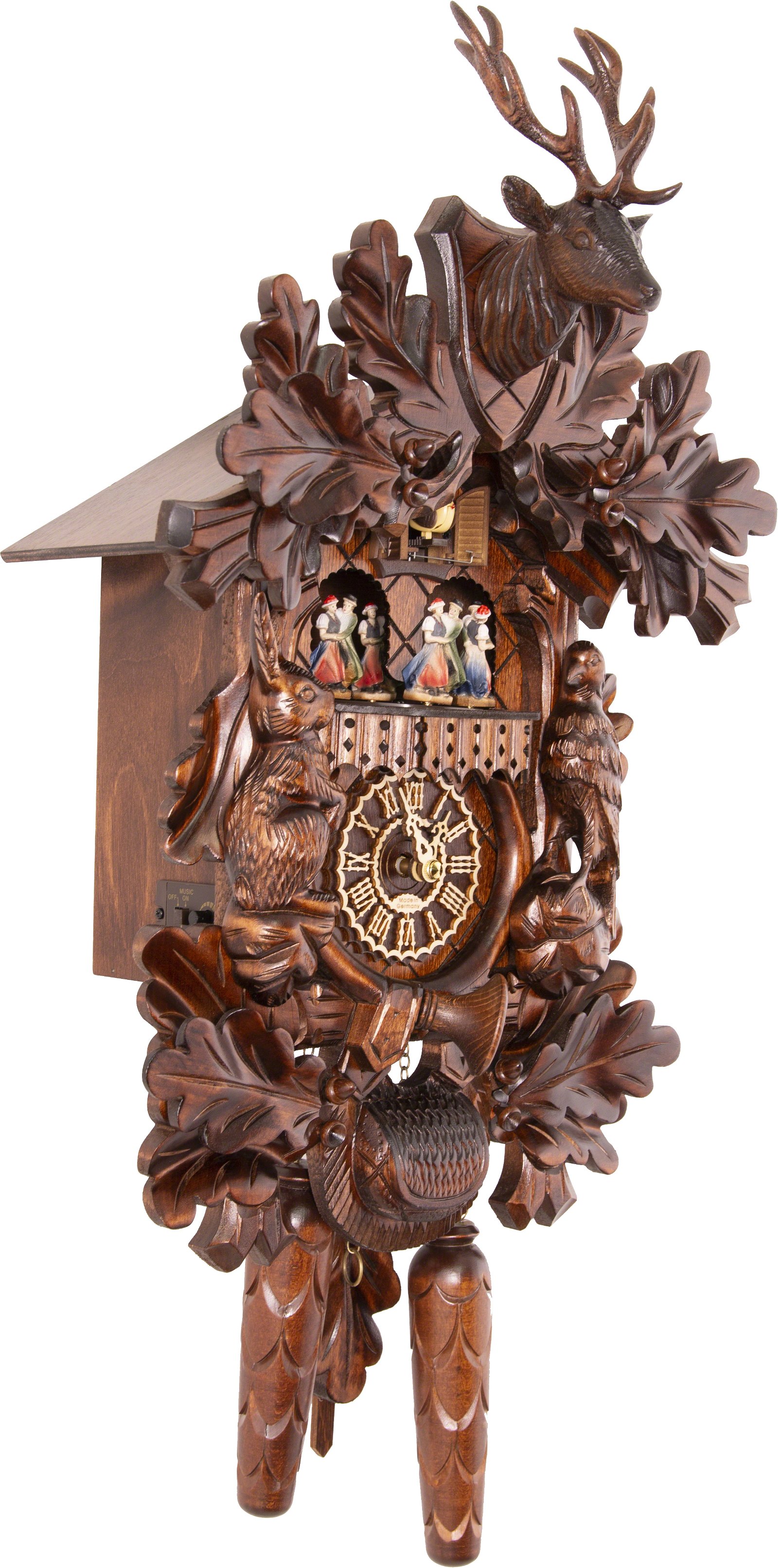 Orologio cucu tradizionale quarzo 42cm di Trenkle Uhren