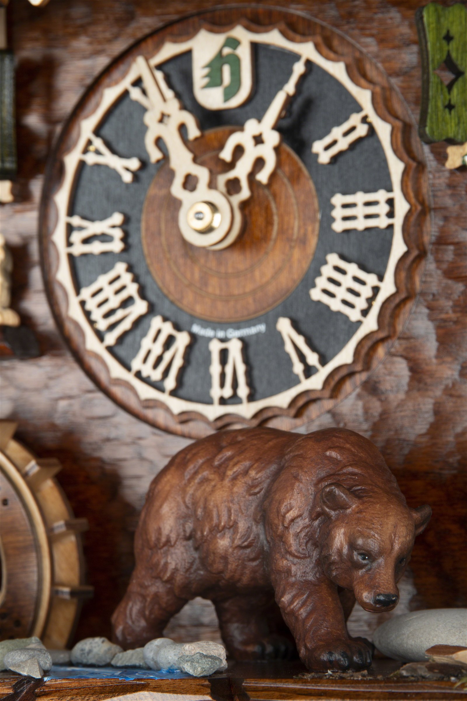 Kuckucksuhr Chalet-Stil 8-Tage-Uhrwerk 62cm von Hönes