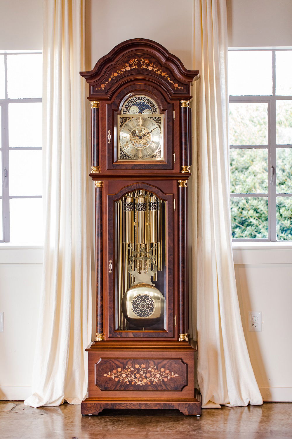 Standuhr 8-Tage-Uhrwerk 220cm von Hermle Uhren