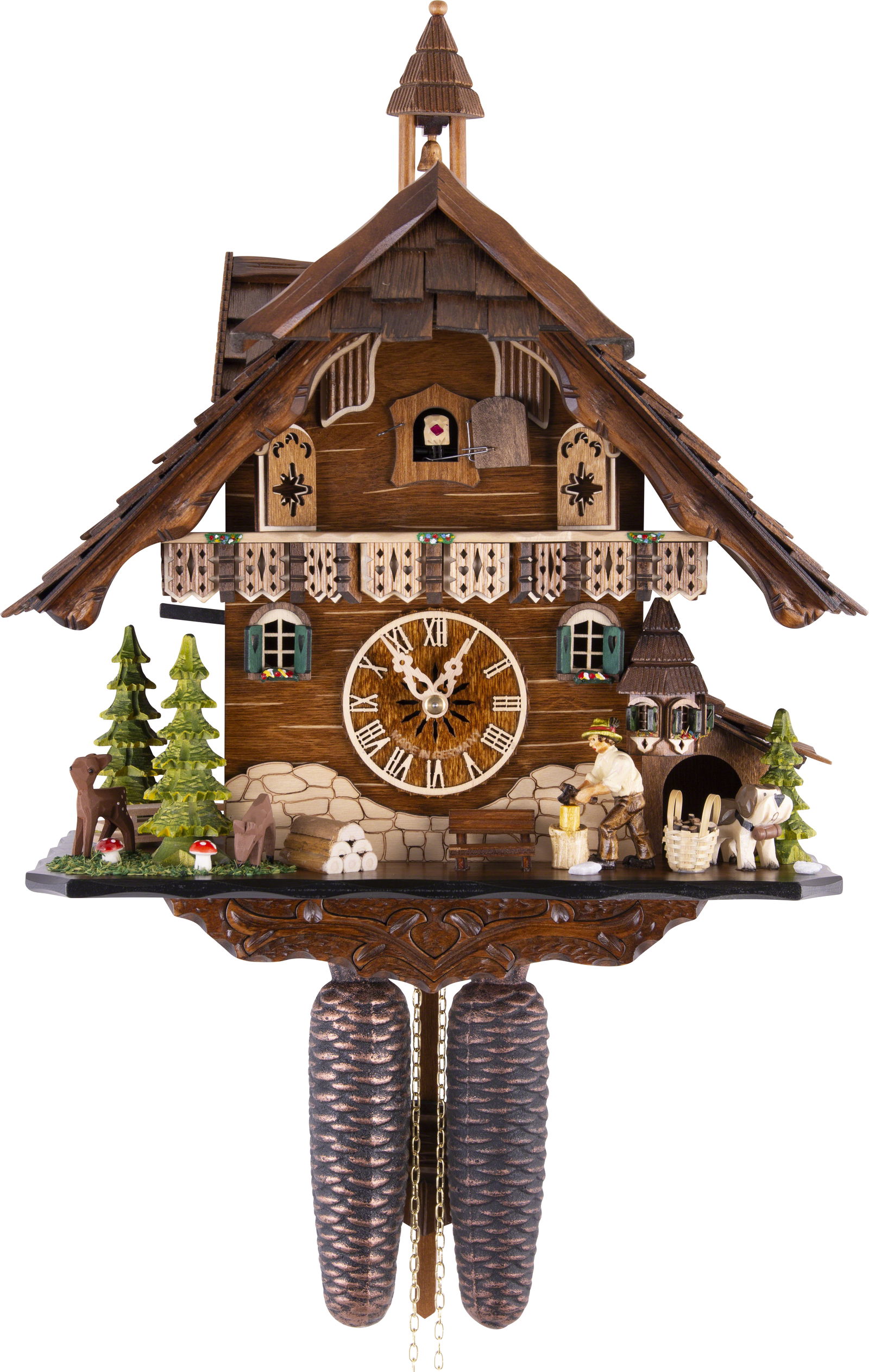 Kuckucksuhr Inntalhaus - 8-Tage Chalet 42cm - Engstler