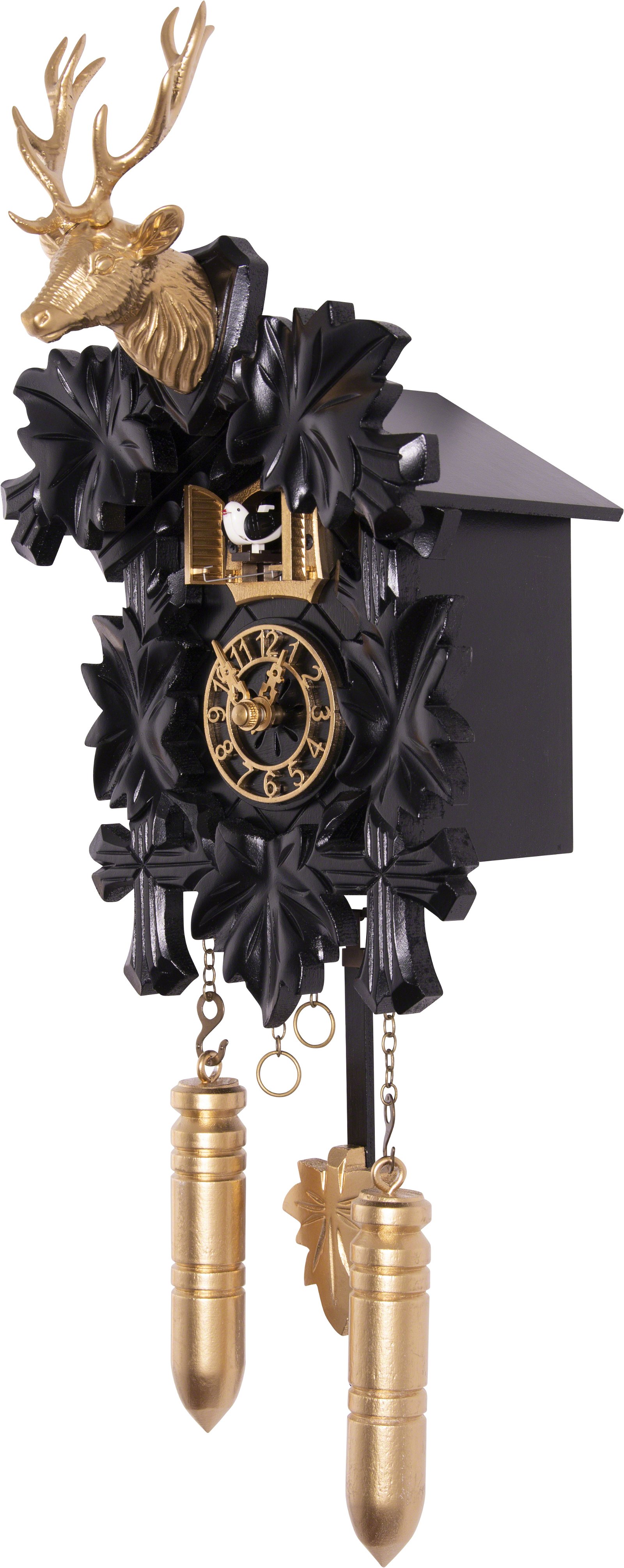 Cuckoo Clock Modern Art Style Quartz Movement 22cm by Trenkle Uhren
