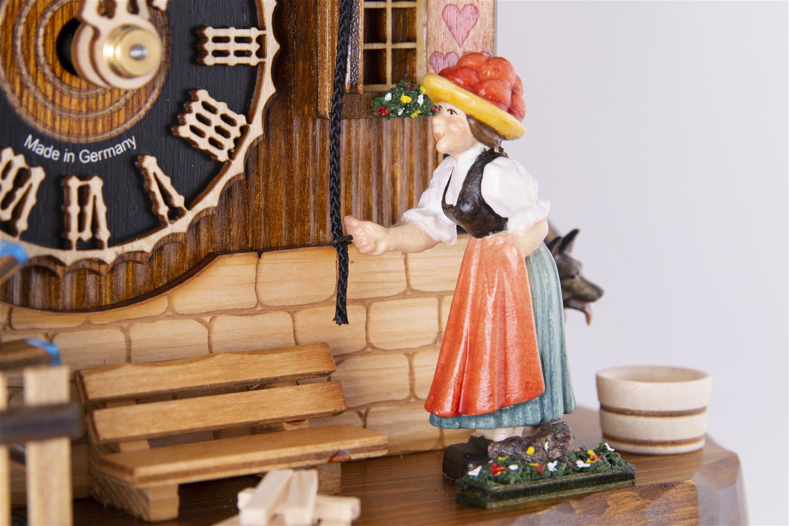 Cuckoo Clock Chalet Style 1 Day Movement 39cm by Hönes