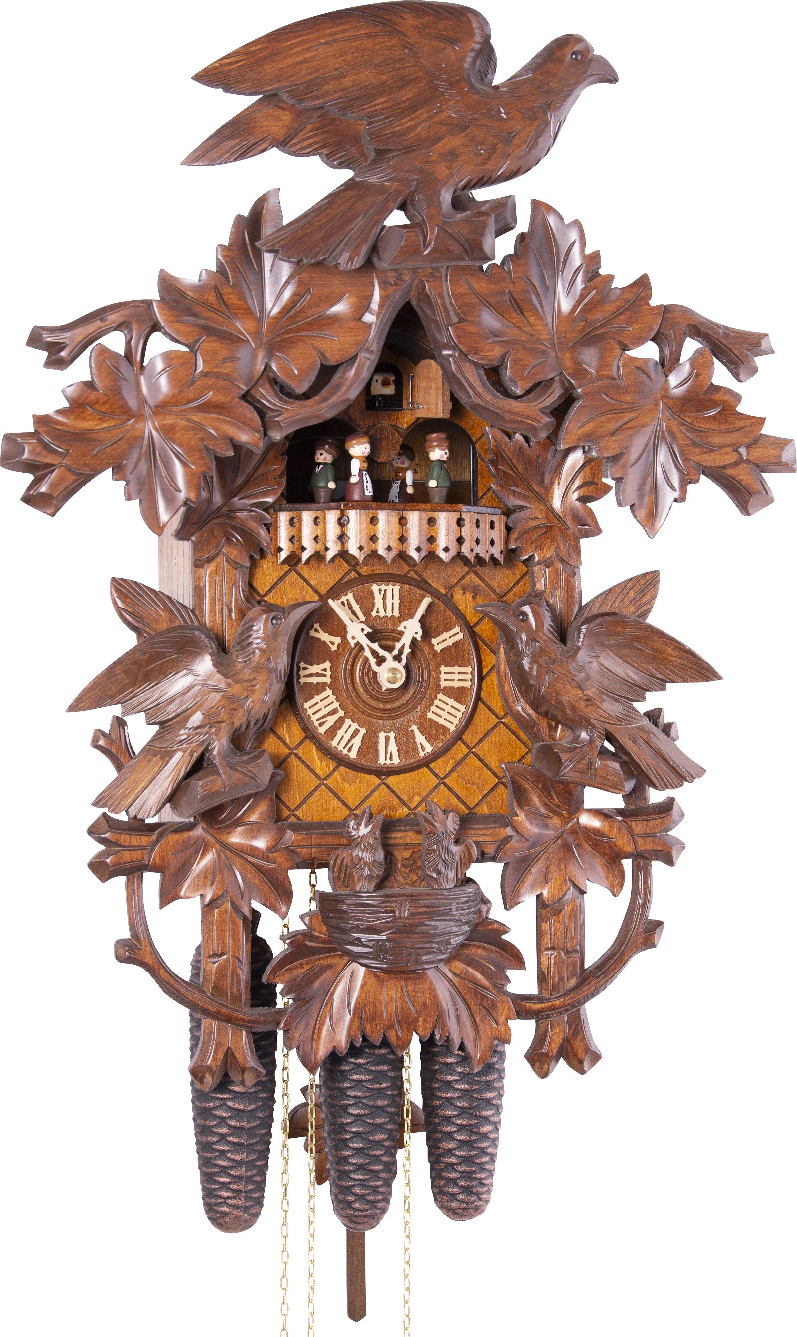 Orologio cucu tradizionale meccanismo settimanale 52cm di Rombach & Haas