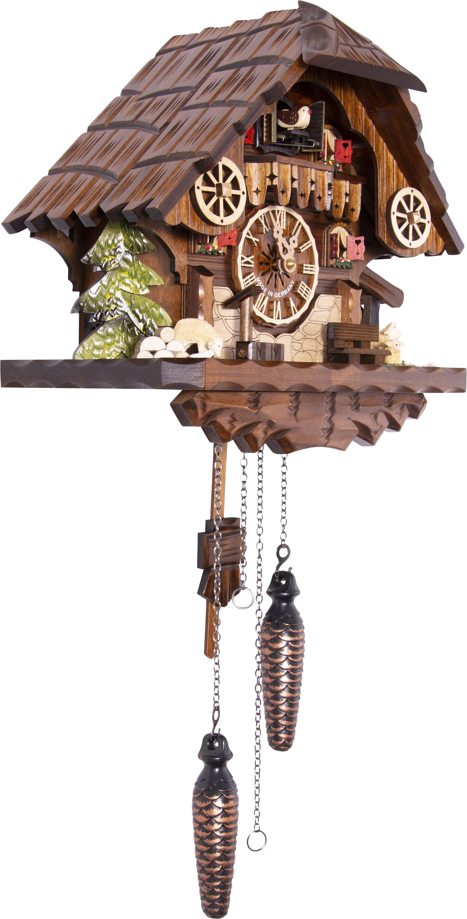 Reloj de cuco estilo “Chalet” de cuarzo 28cm de Engstler