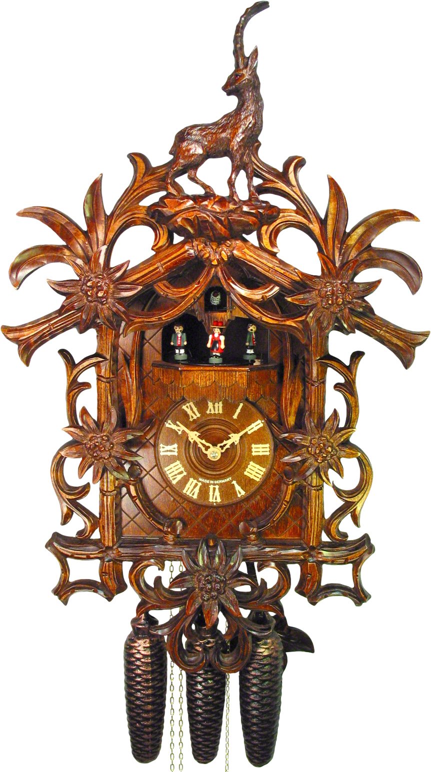 Orologio cucu tradizionale meccanismo settimanale 57cm di August Schwer