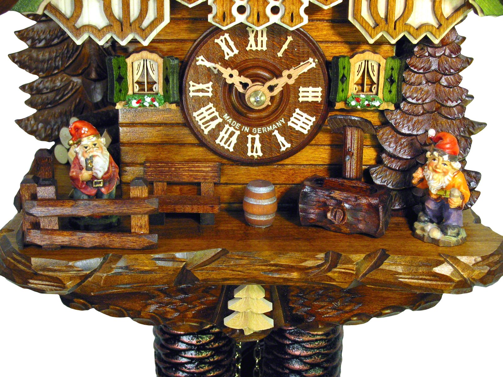 Reloj de cuco estilo “Chalet” movimiento mecánico de 8 días 27cm de August Schwer