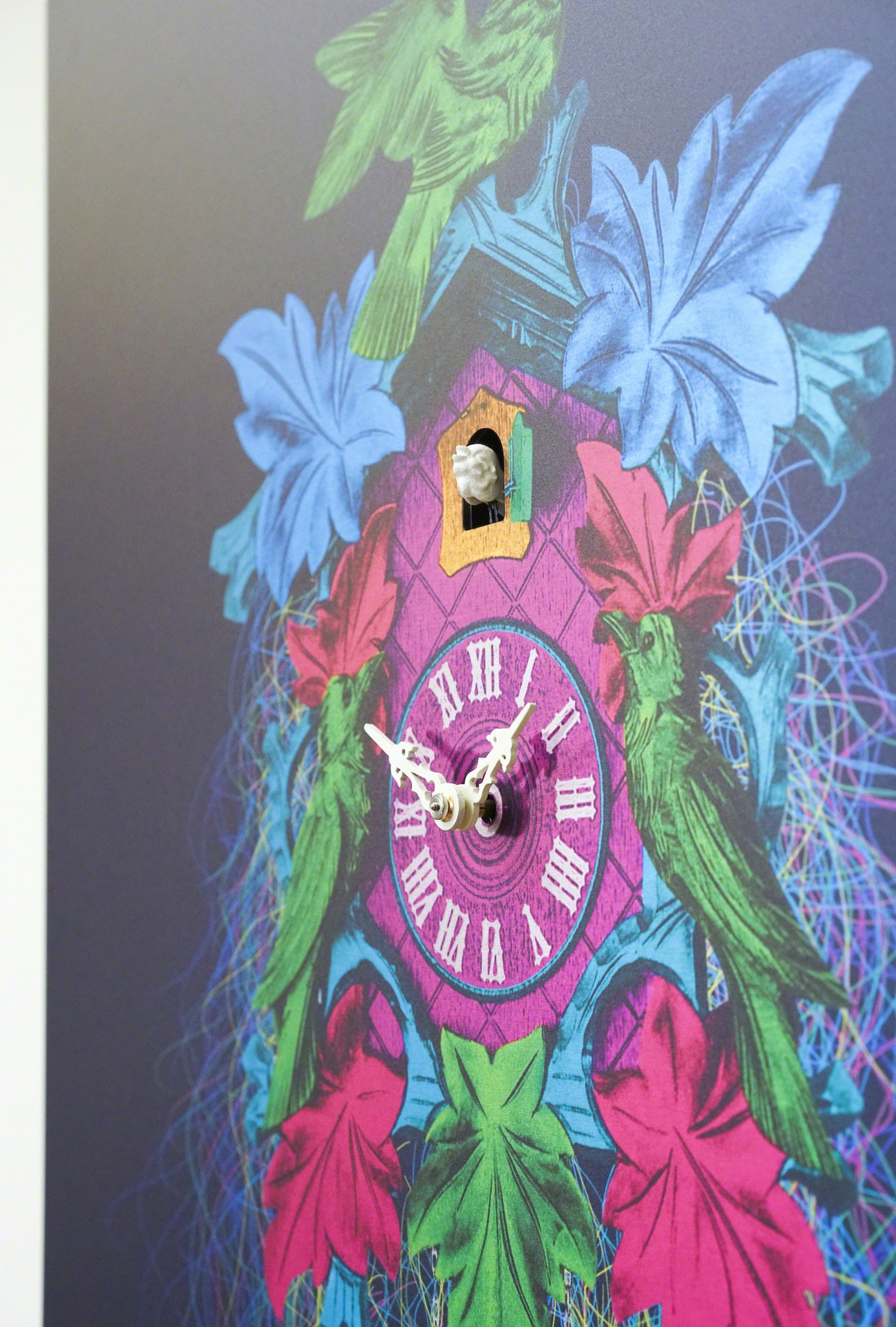 Horloge coucou murale mouvement 8 jours 90cm de Rombach & Haas