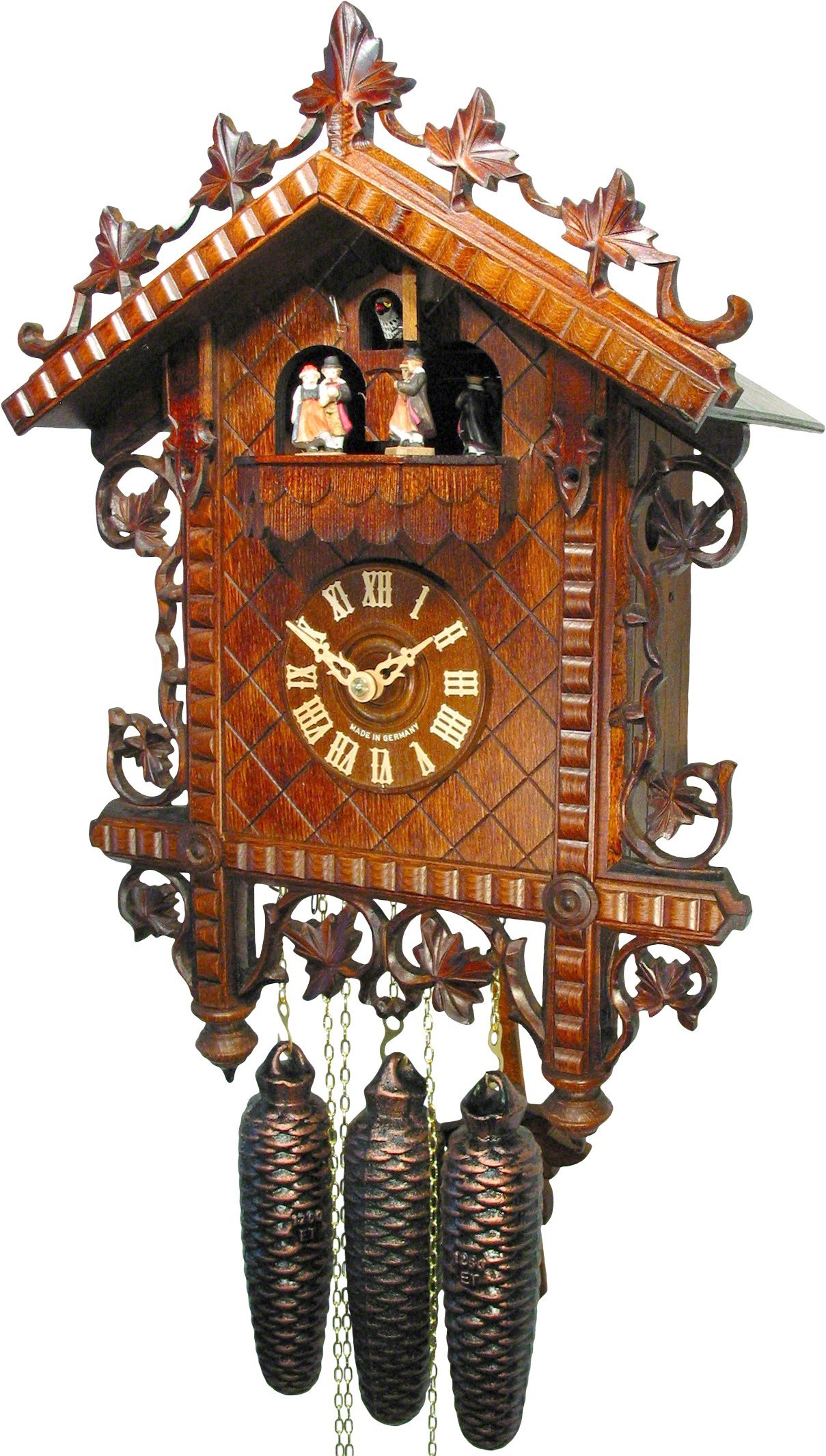 Antique Replica Clock 8 Day Movement 36cm by August Schwer