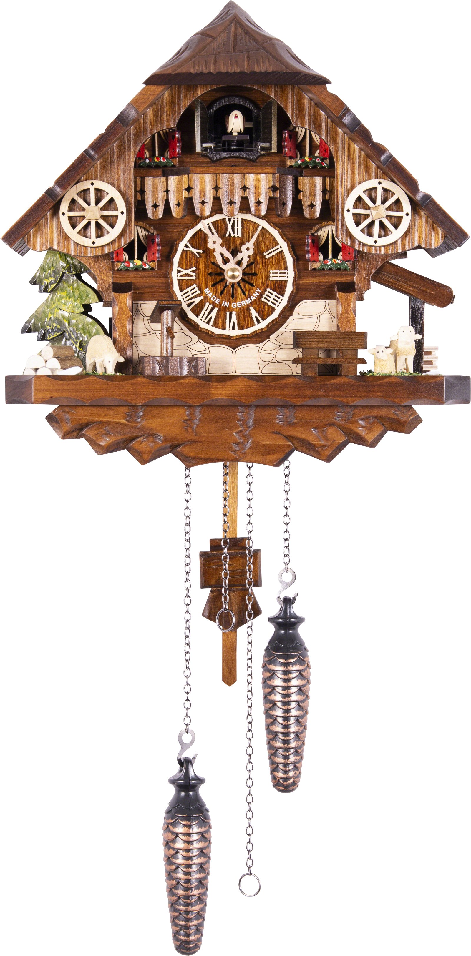 Reloj de cuco estilo “Chalet” de cuarzo 28cm de Engstler