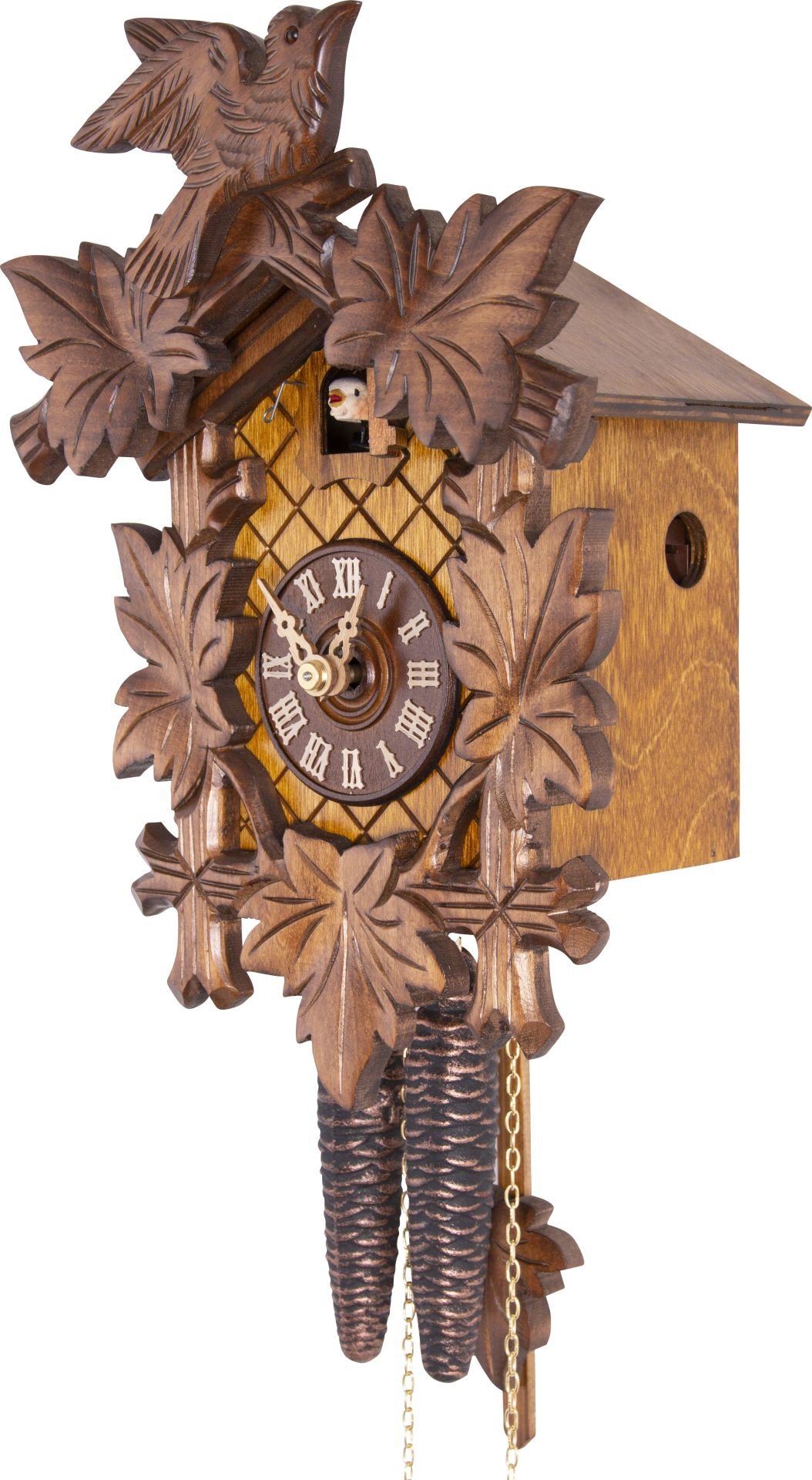 Cuckoo Clock Carved Style 1 Day Movement 28cm by Rombach & Haas