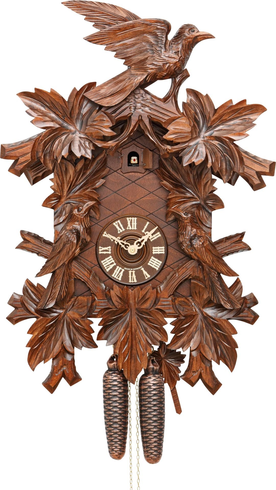 Orologio cucu tradizionale meccanismo settimanale 60cm di Hekas