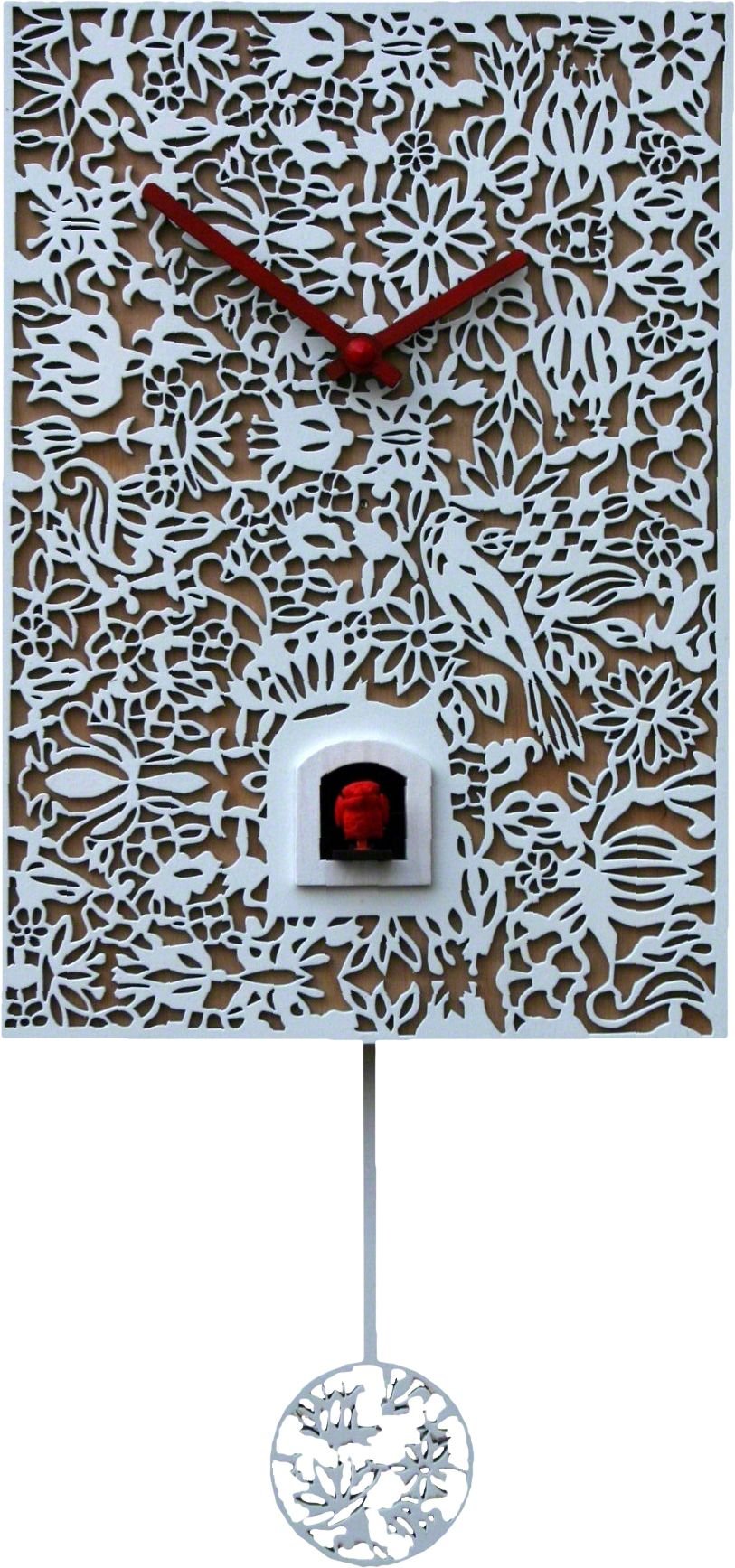 Cuckoo Clock Modern Art Style Quartz Movement 29cm by Rombach & Haas