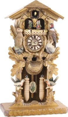 Cuckoo Clock Carved Style Quartz Movement 53cm by Trenkle Uhren