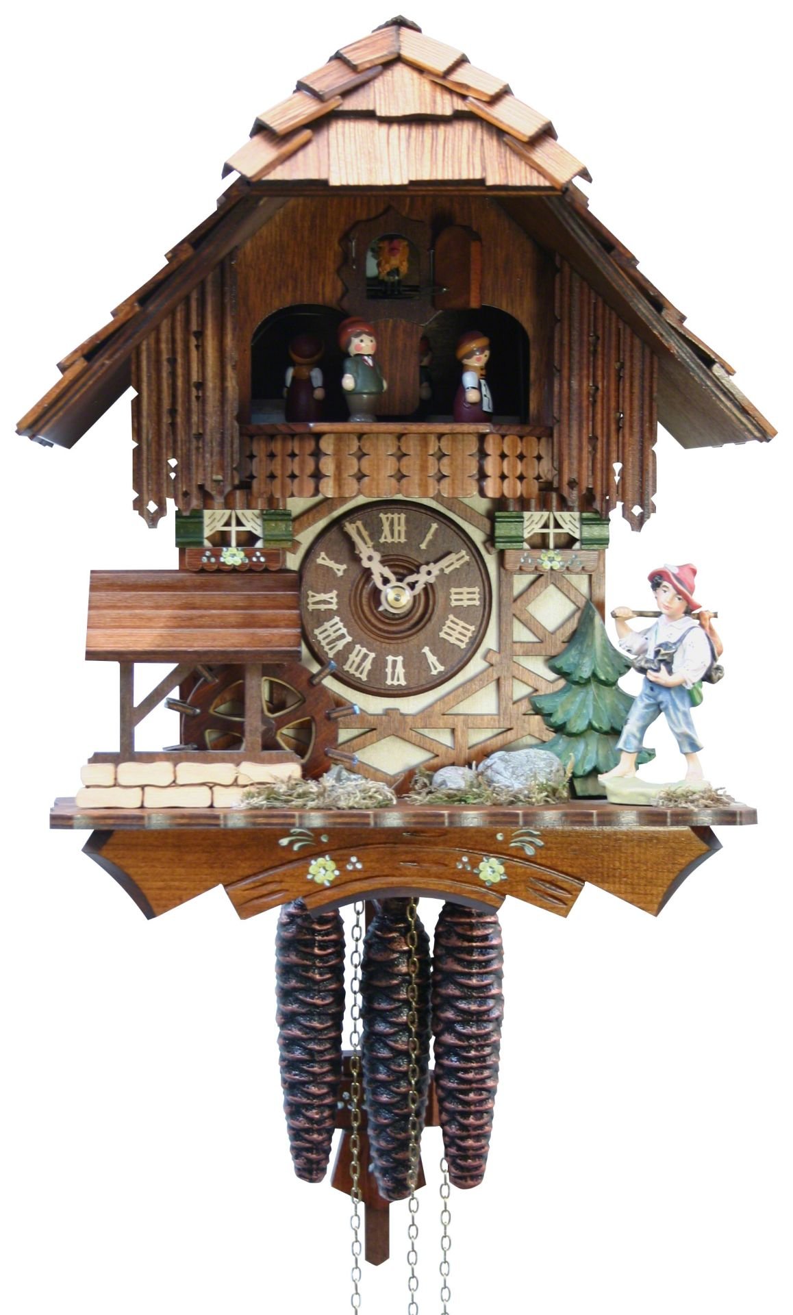 Cuckoo Clock Chalet Style 1 Day Movement 30cm by Rombach & Haas