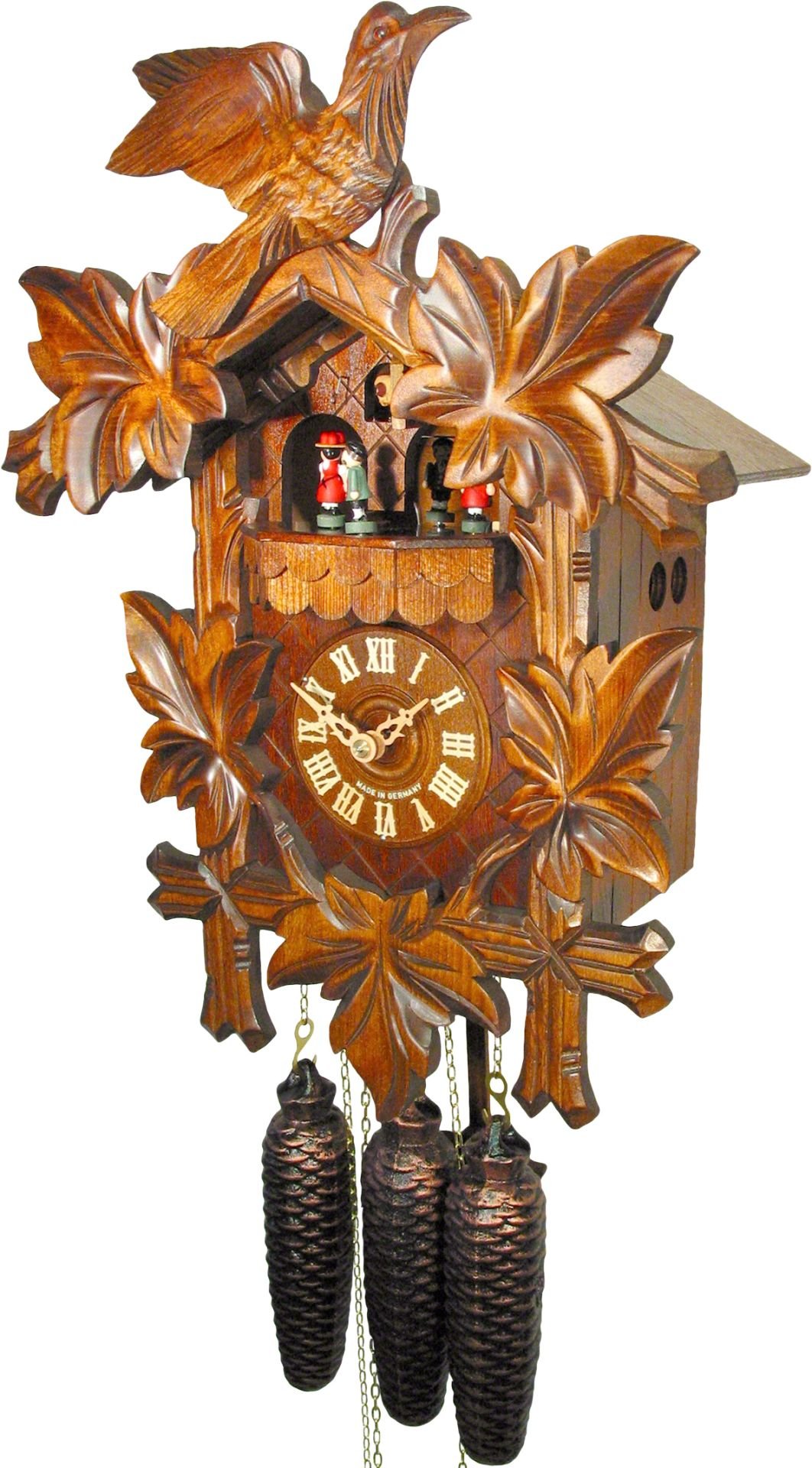 Orologio cucu tradizionale meccanismo settimanale 41cm di August Schwer