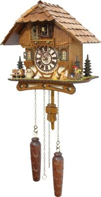 Cuckoo Clock Chalet Style Quartz Movement 26cm by Cuckoo-Palace