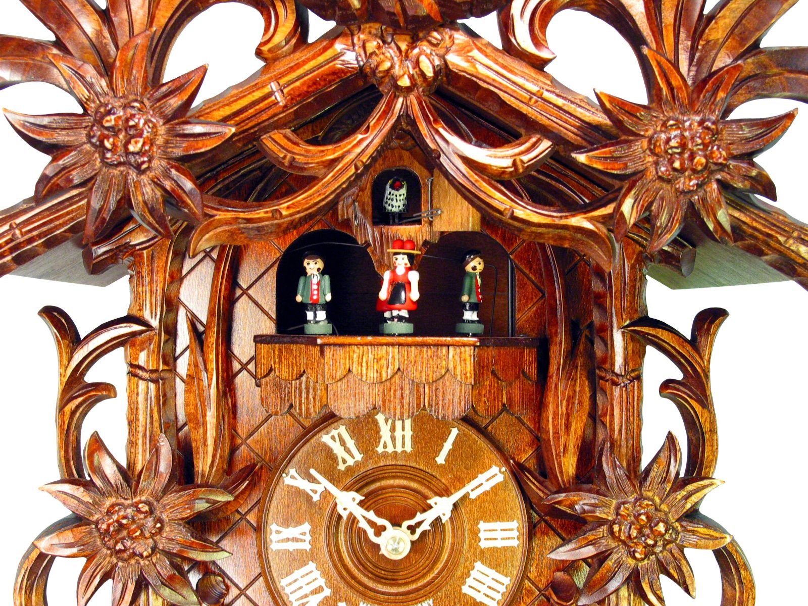 Cuckoo Clock Carved Style 8 Day Movement 57cm by August Schwer