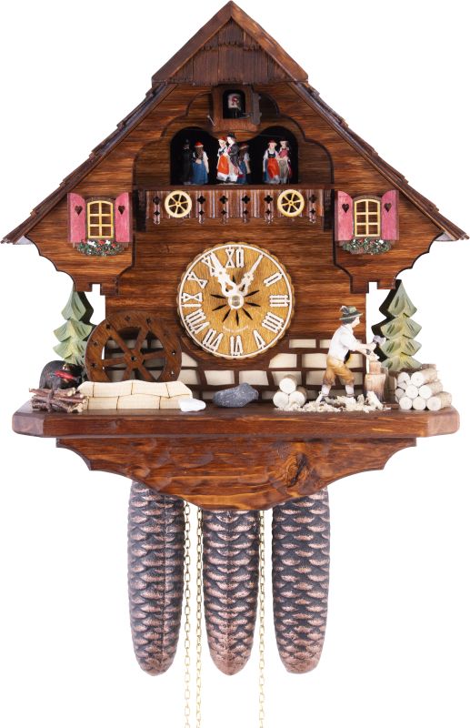 Cuckoo Clock Chalet Style 8 Day Movement 36cm by Hekas | Cuckoo-Palace