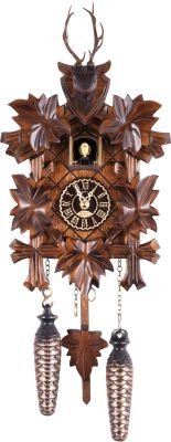 Horloge coucou traditionnelle mouvement à quartz 23cm de Trenkle Uhren