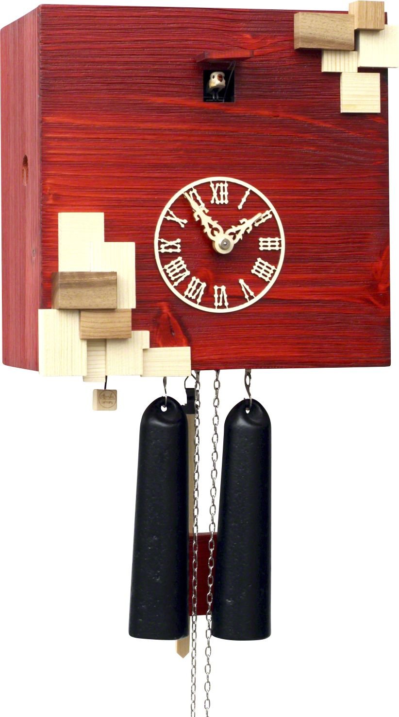 Reloj de cuco estilo moderno movimiento mecánico de 8 días 25cm de Rombach & Haas