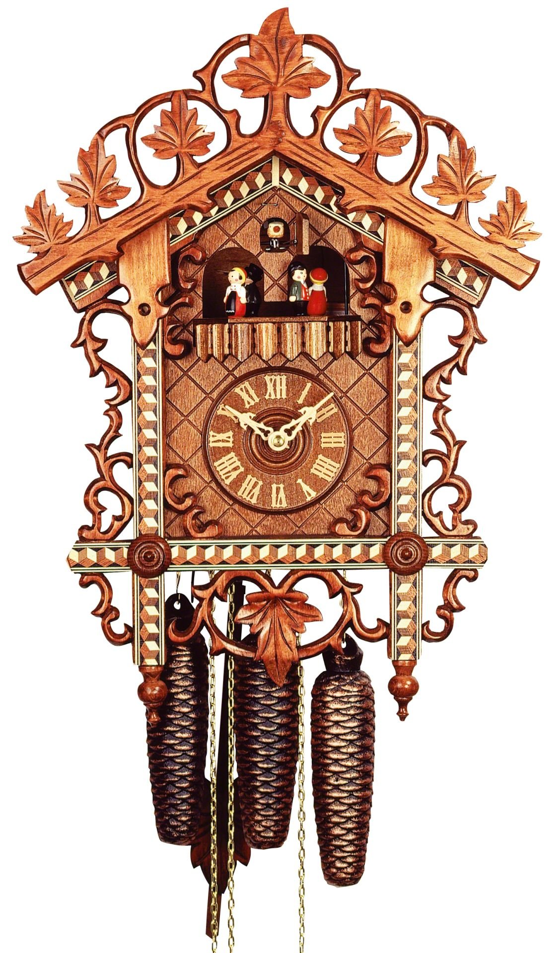 Reloj de cuco estilo antiguo movimiento mecánico de 8 días 46cm de Rombach & Haas