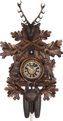 Cuckoo Clock Carved Style 8 Day Movement 48cm by Hönes
