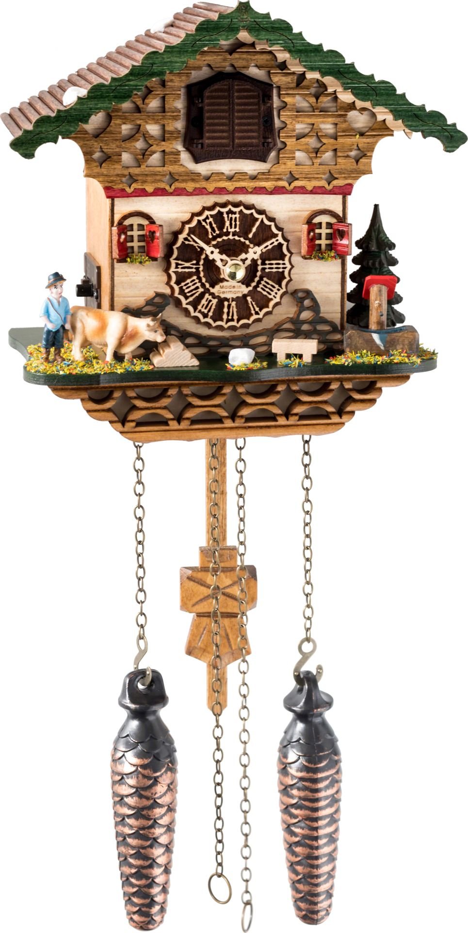 Cuckoo Clock Chalet Style 20cm by Trenkle Uhren
