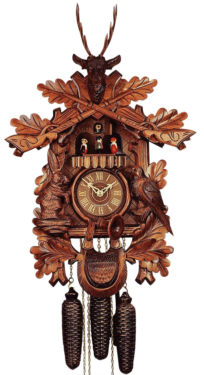 Cuckoo Clock Carved Style 8 Day Movement 60cm by Rombach & Haas