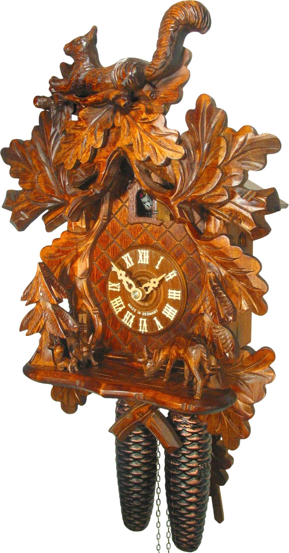 Orologio cucu tradizionale meccanismo settimanale 37cm di August Schwer