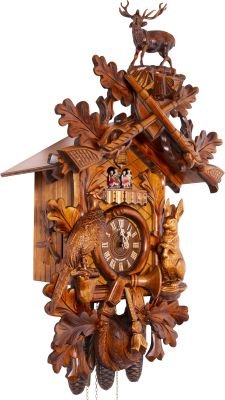 Cuckoo Clock Carved Style 8 Day Movement 75cm by Anton Schneider