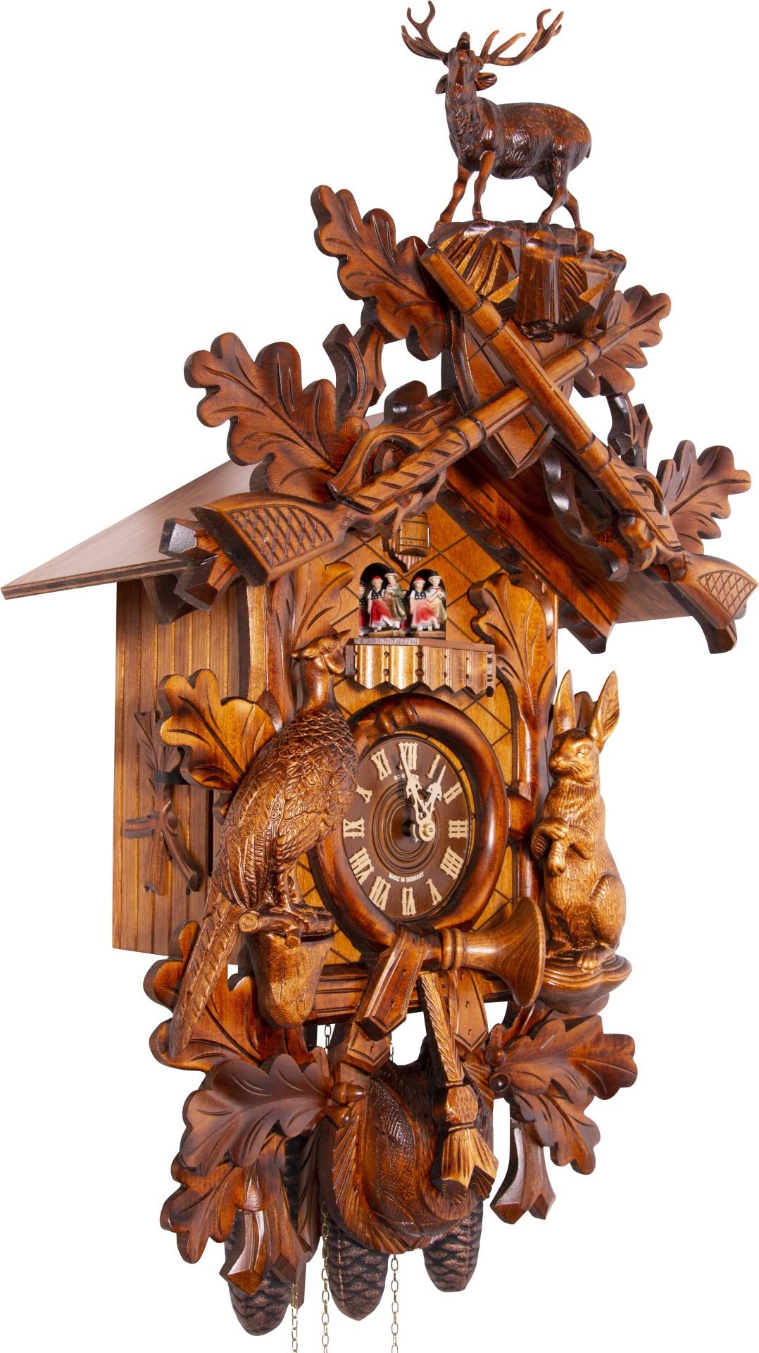 Orologio cucu tradizionale meccanismo settimanale 75cm di Anton Schneider