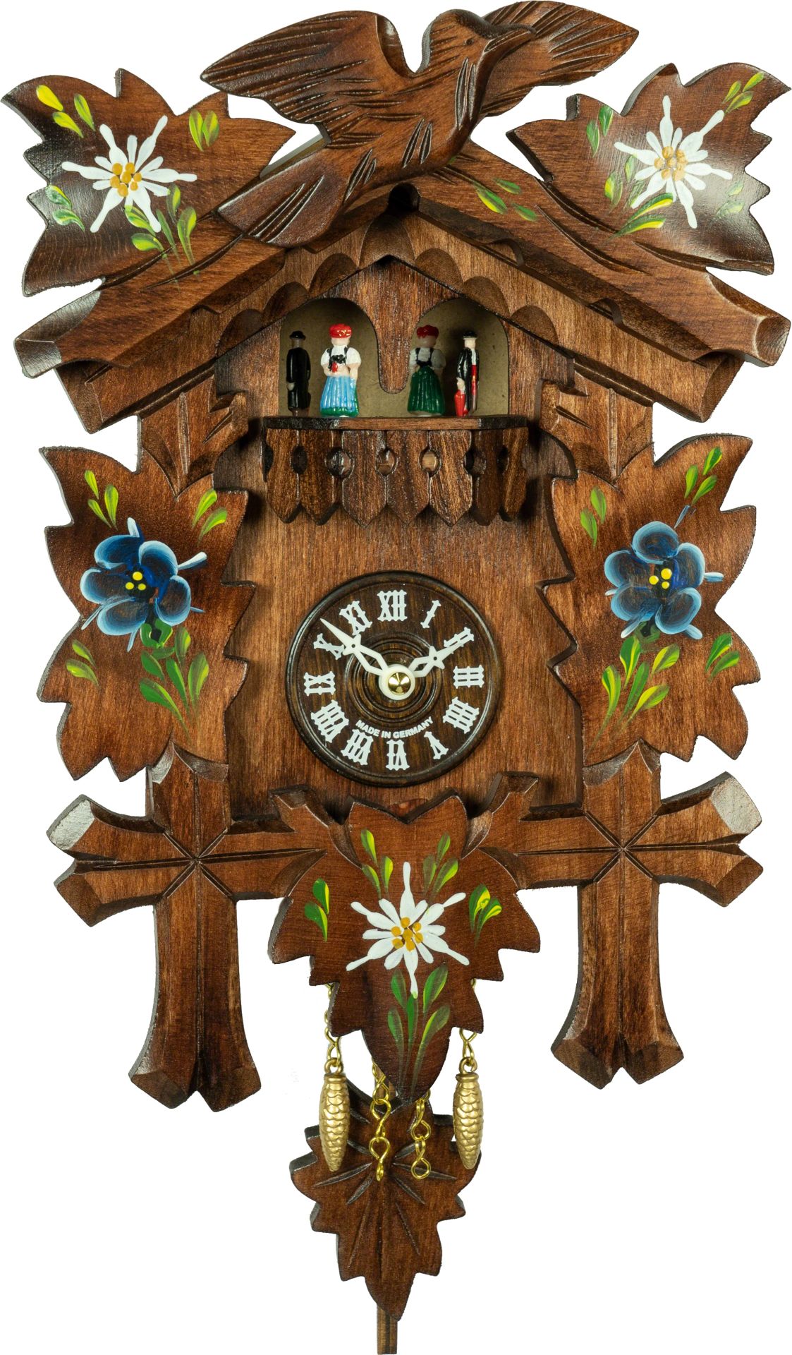 Black Forest Pendulum Clock 17cm by Trenkle Uhren