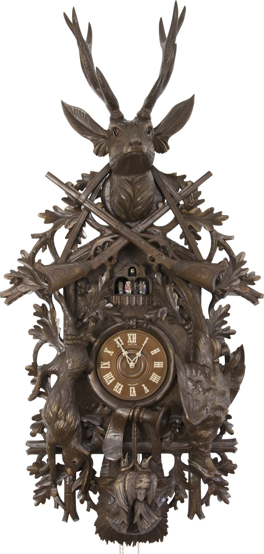 Orologio cucu tradizionale meccanismo settimanale 140cm di Hubert Herr