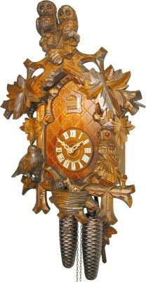 Cuckoo Clock Carved Style 8 Day Movement 42cm by August Schwer