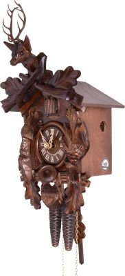 Cuckoo Clock Carved Style 1 Day Movement 38cm by Hekas