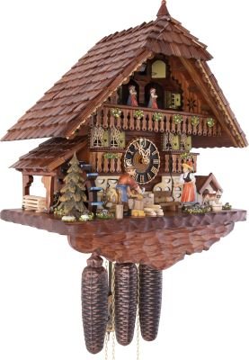 Cuckoo Clock Chalet Style 8 Day Movement 46cm by Hönes