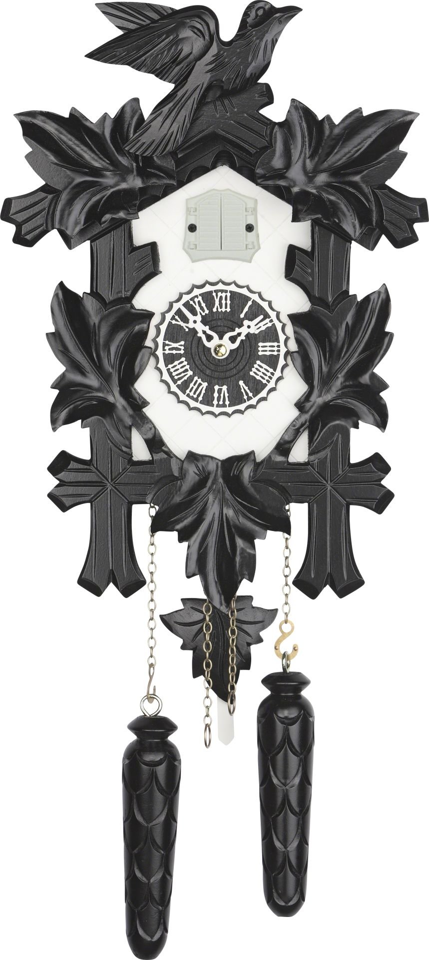 Cuckoo Clock Modern Art Style Quartz Movement 35cm by Trenkle Uhren
