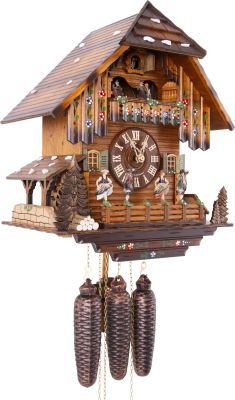 Cuckoo Clock Chalet Style 8 Day Movement 42cm by August Schwer
