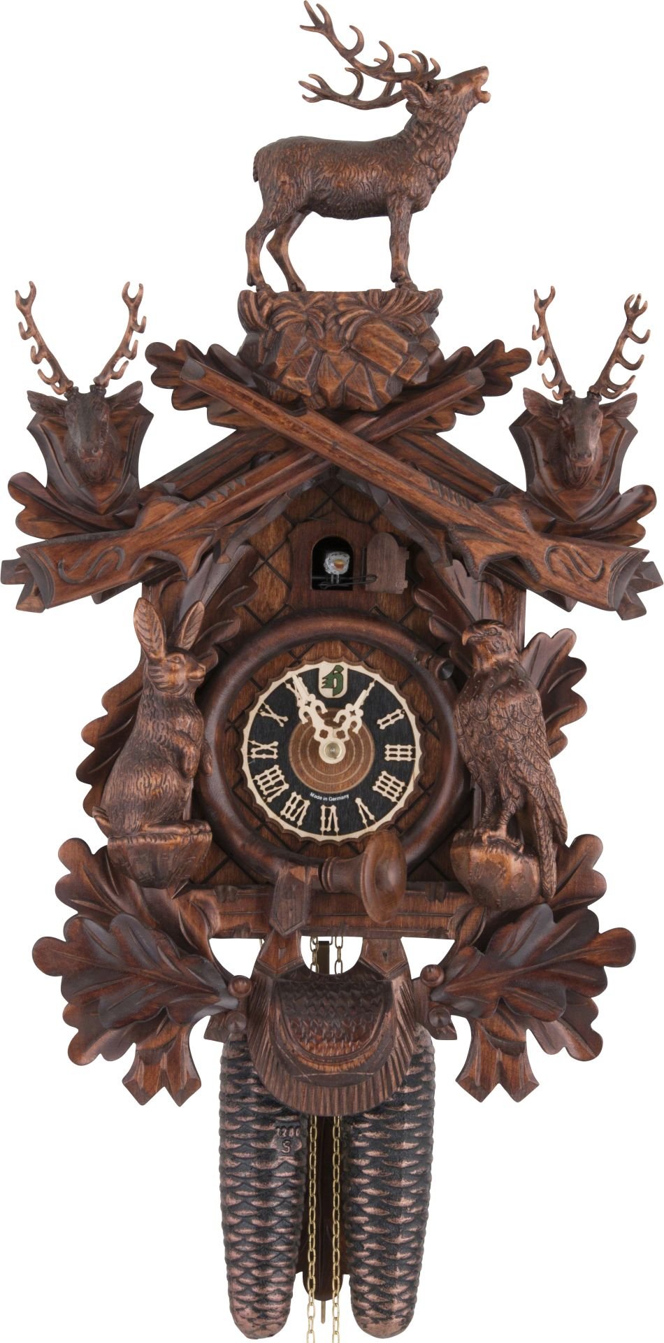 Orologio cucu tradizionale meccanismo settimanale 50cm di Hönes